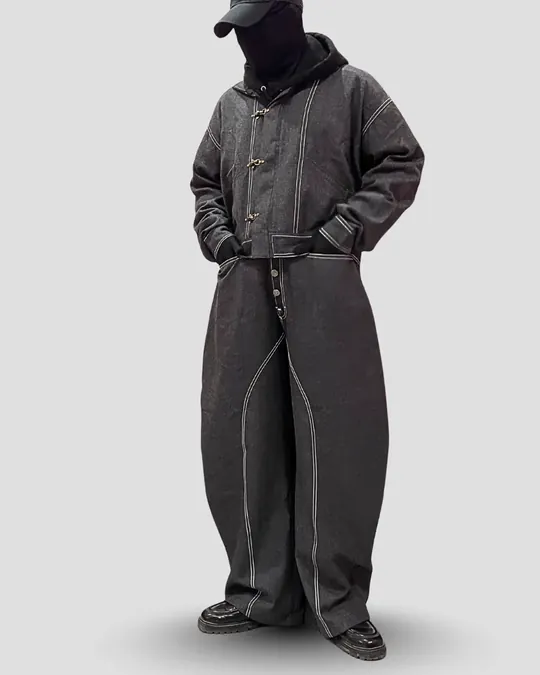 Cotswool Pants — Gray · Thread Work, photo 2